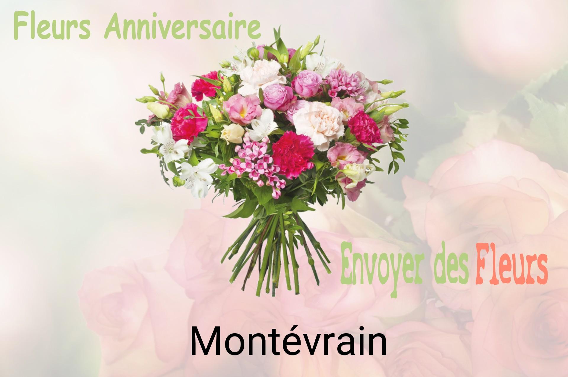 Bouquet de fleurs d’anniversaire livré à Montévrain